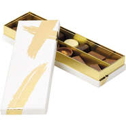 Caja de cartn rectangular chocolate 2 filas coleccin &#8220;Signature&#8221; : Cajas