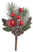 Decoracin de ramo rboles de Navidad rojos : Nuevas
